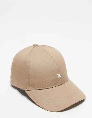 COLLUSION - Unisex - Kappe in Steinbeige mit Logo-Neutral