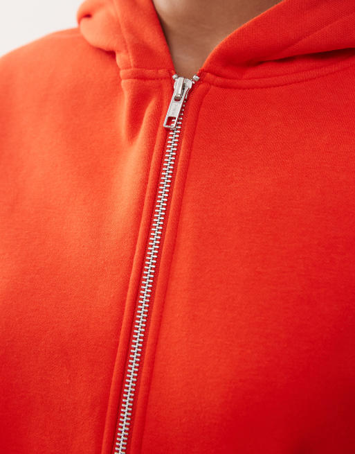 COLLUSION Unisex – Kapuzenjacke in Rot, 4 von 4