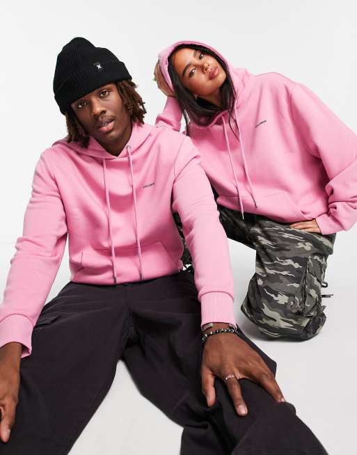 COLLUSION Unisex – Kapuzenpullover in Rosa