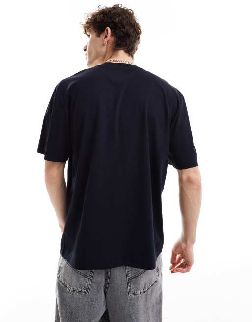 COLLUSION Unisex - Katoenen T-shirt met X-logo in zwart, 2 van 4