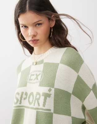Collusion Unisex Knit Sweater-multi In Multi