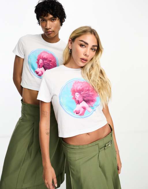 COLLUSION Unisex License DOJA CAT T-shirt In White ASOS, 55% OFF