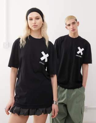 Collusion Unisex Logo Cotton T-shirt