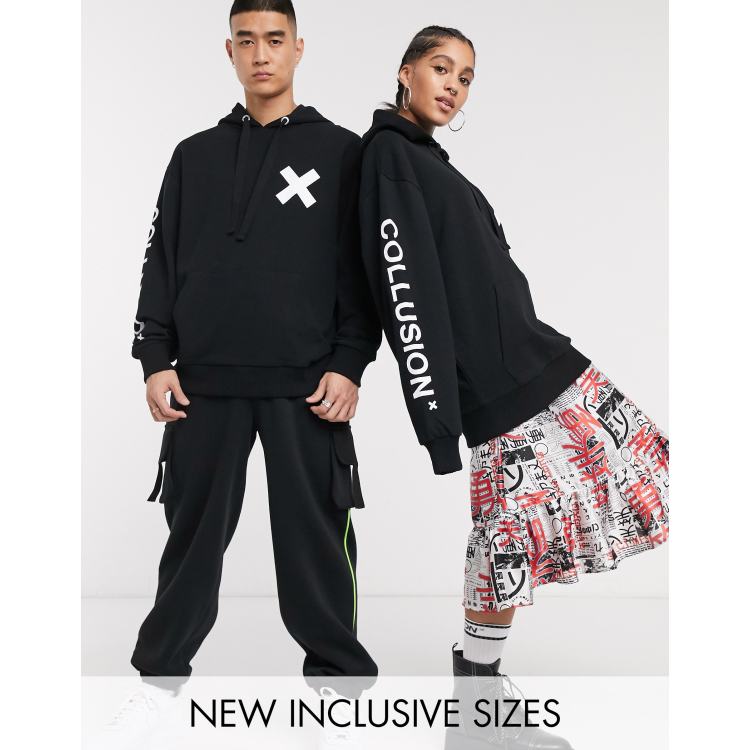 Asos collusion hoodie new arrivals