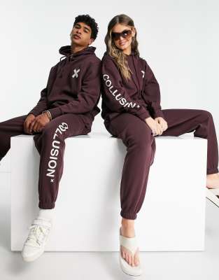 collusion brown tracksuit