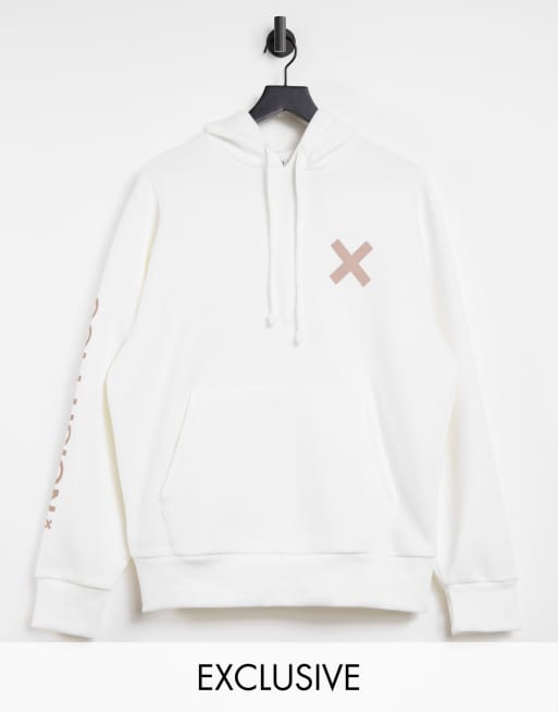 Collusion hoodie white hot sale