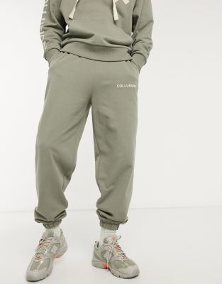 joggers olive green