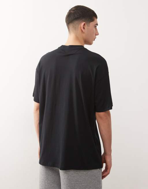 COLLUSION Unisex logo t-shirt in black, 2 of 4