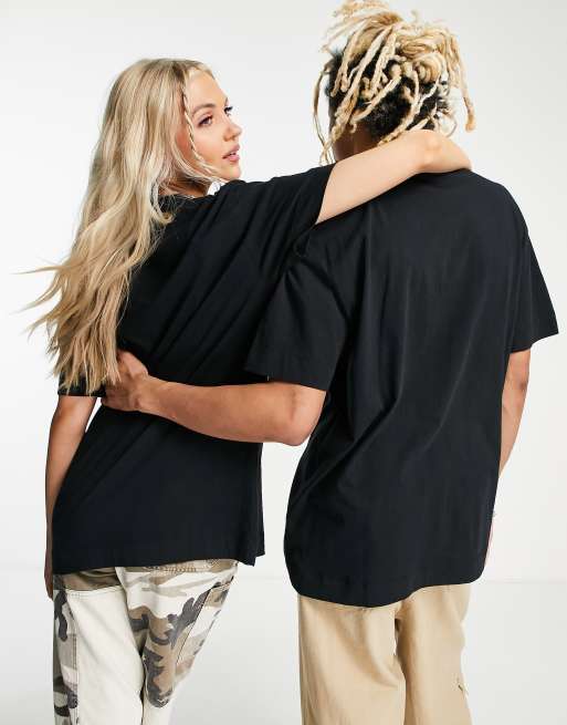 COLLUSION Unisex logo t-shirt in black, 2 of 4