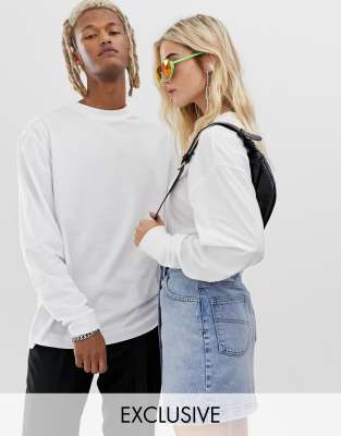 asos white long sleeve top