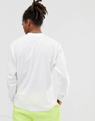 asos long white shirt