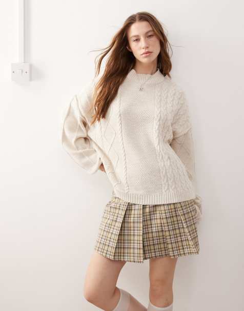 COLLUSION Unisex - Maglione lavorato con design diviso - view 1