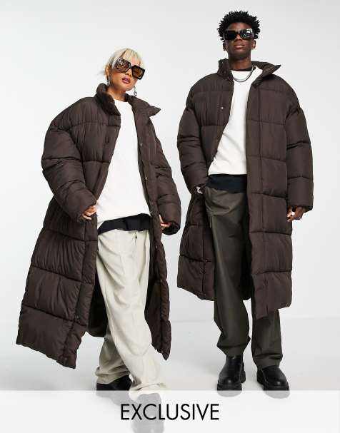 Puffer long coat outlet mens