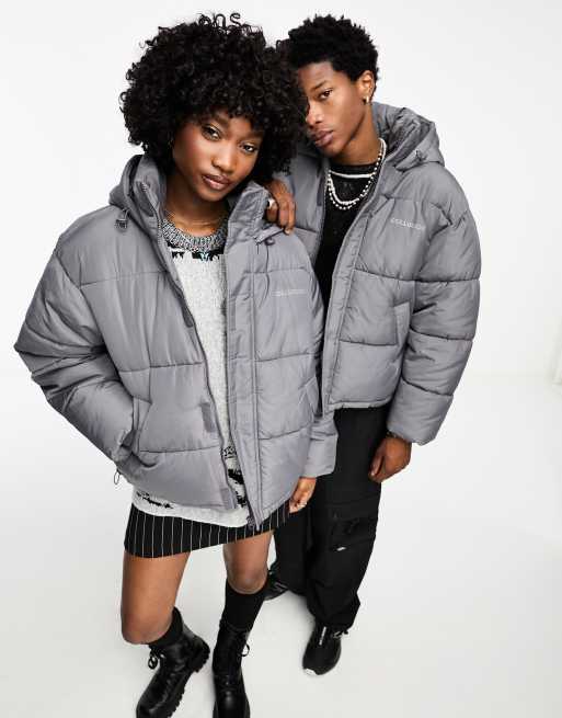 Collusion cord puffer on sale jacket