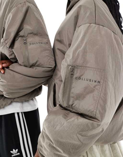 Collusion unisex padded ma1 bomber jacket online