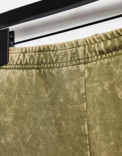COLLUSION Unisex – Oversize-Jogginghose in Khaki/Stein-Waschung, Kombiteil, 3 von 4