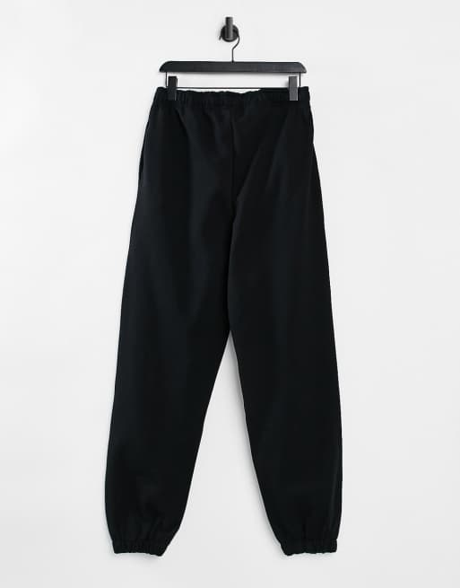 COLLUSION Unisex oversized coordinating sweatpants with print in black, 2 of 4