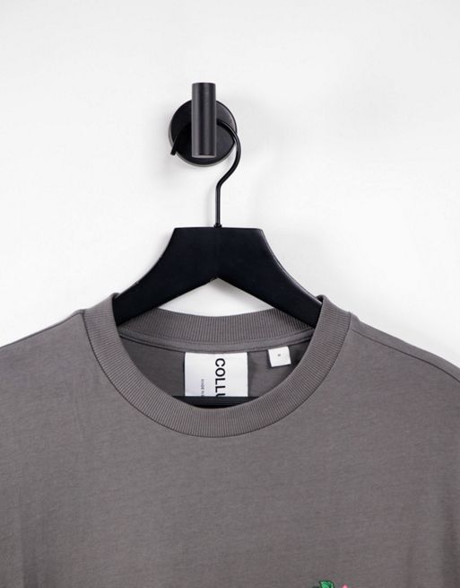 Black white X adidas logo-print oversized cotton T-shirt