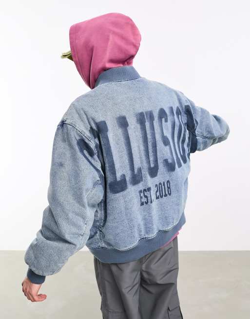 Collusion oversized hot sale denim jacket