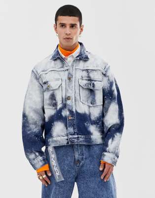 collusion oversized denim jacket