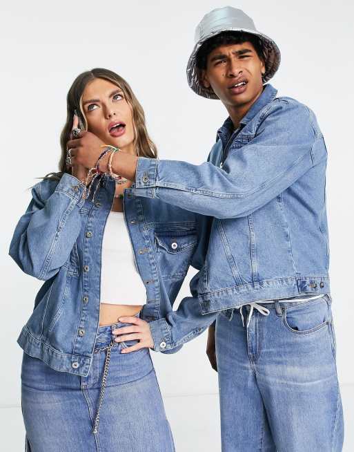 Asos blue denim jacket sale