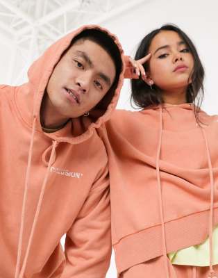 orange hoodie asos