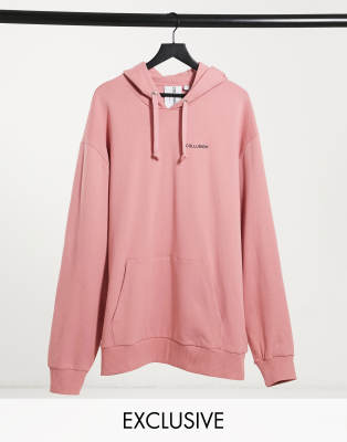 pink oversized hoodie