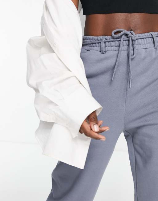 COLLUSION Unisex oversized jogger in charcoal co-ord, 3 of 4