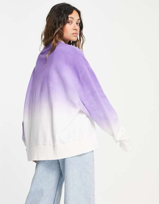 Purple ombre sweatshirt new arrivals