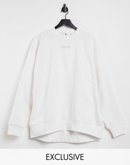 Asos white sweatshirt best sale