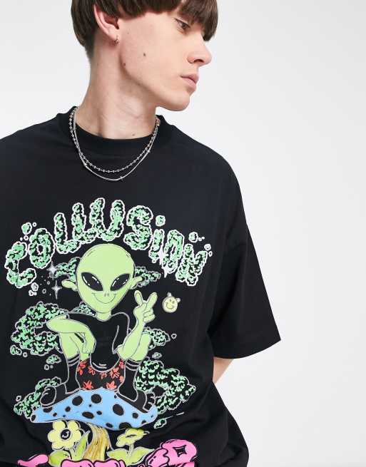 Oversized alien shop t shirt