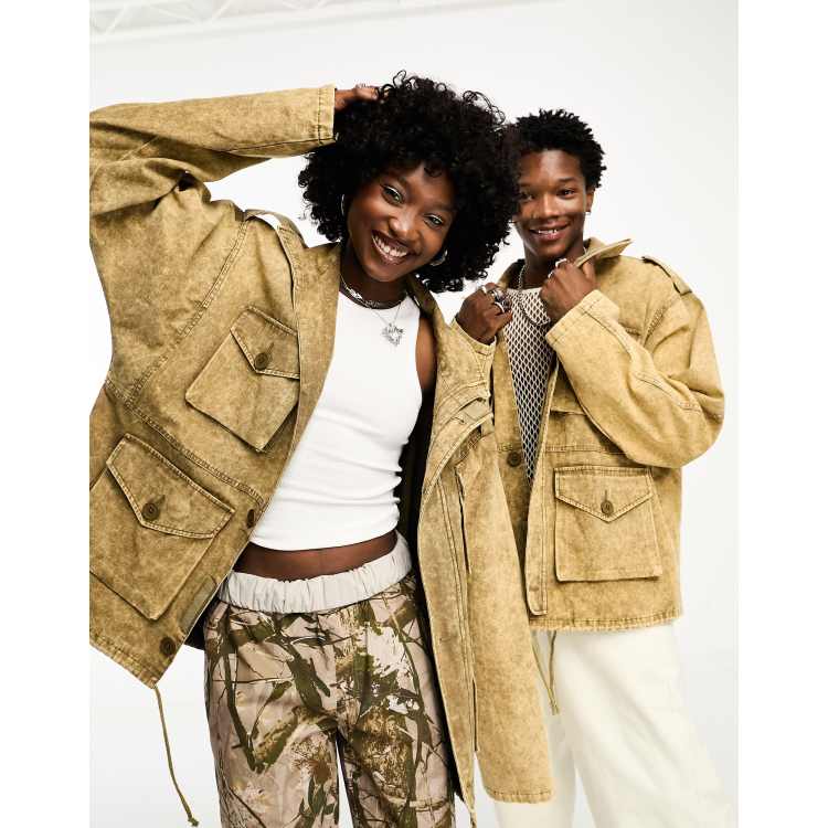 Cargo jacket women top