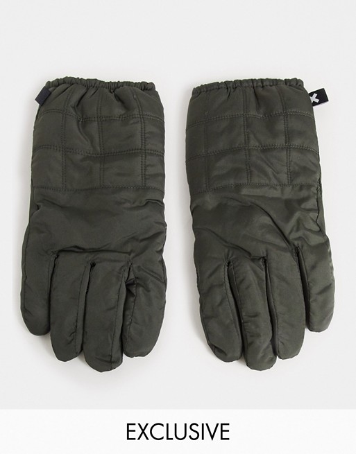 COLLUSION Unisex padded gloves