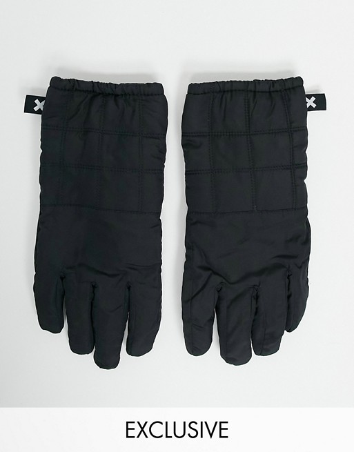 COLLUSION Unisex padded gloves