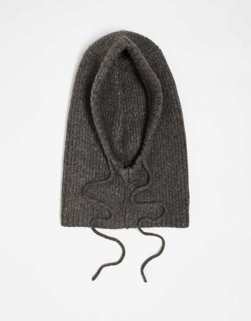 COLLUSION Unisex - Passamontagna marrone