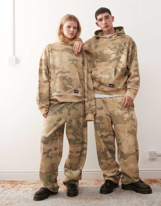 COLLUSION Unisex - Rechte hoodie met camouflageprint, 4 van 4