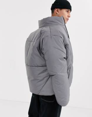 reflective puffer jacket