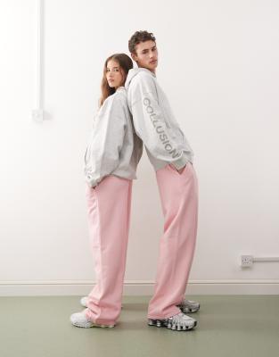 Collusion Unisex Relaxed Sweatpants In Multi