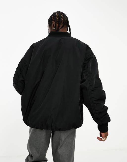 Bomber oversize online noir