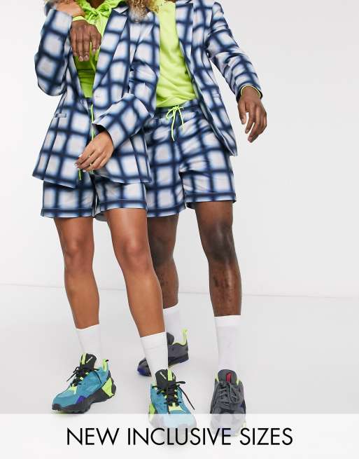 COLLUSION Unisex – Rutig kavaj och shorts i oversize, 3 av 3