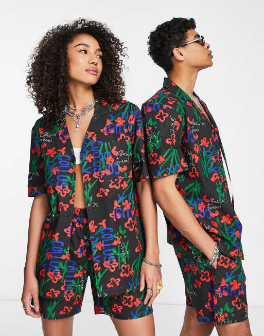 unisex floral shirts