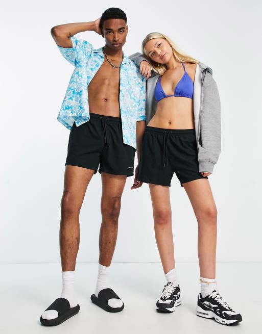 COLLUSION Unisex shorts in black