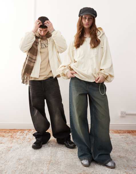 COLLUSION Unisex - Sportjack zonder sluiting in crème - view 1