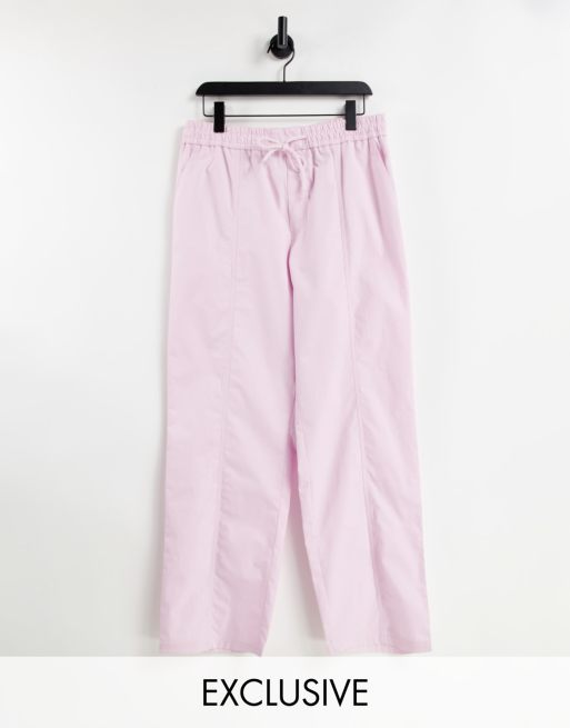 Light Pink Drawstring Elasticated Pants