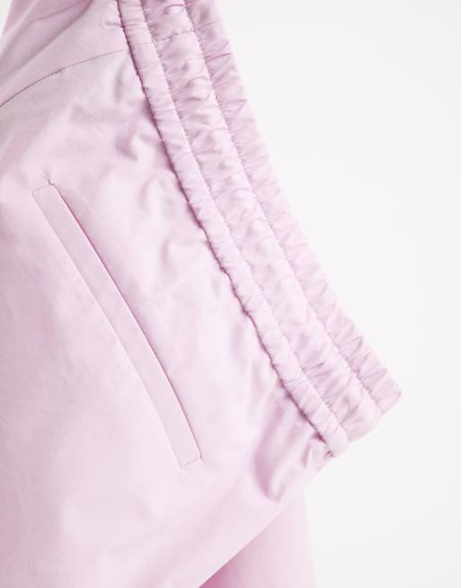 COLLUSION Unisex straight leg trouser in pink, 3 of 4