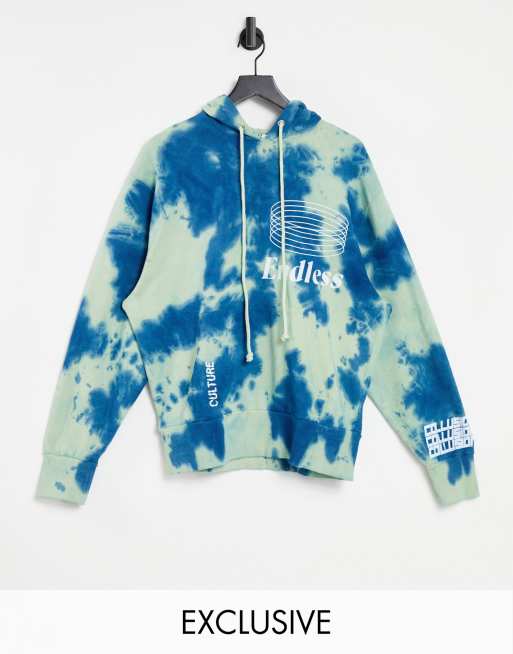 Collusion Unisex Sweat à Capuche à Imprimé Et Effet Tie Dye Asos