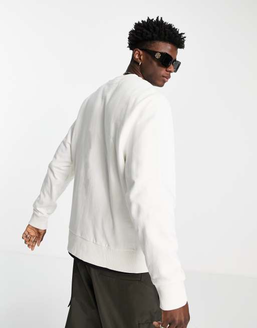 COLLUSION Unisex sweatshirt in ecru, 3 of 4