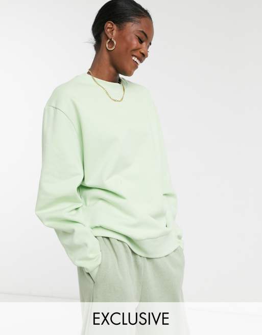 Asos 2024 green sweatshirt