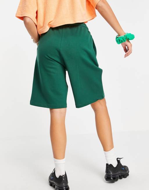 COLLUSION Unisex – Szorty oversize w kolorze khaki z logo – część zestawu, 2 z 4
