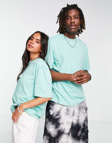 COLLUSION unisex t-shirt in light green - view 1